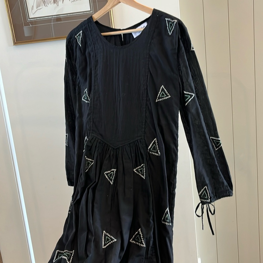 Rujuta sheth long back cotton/  silk blend dress